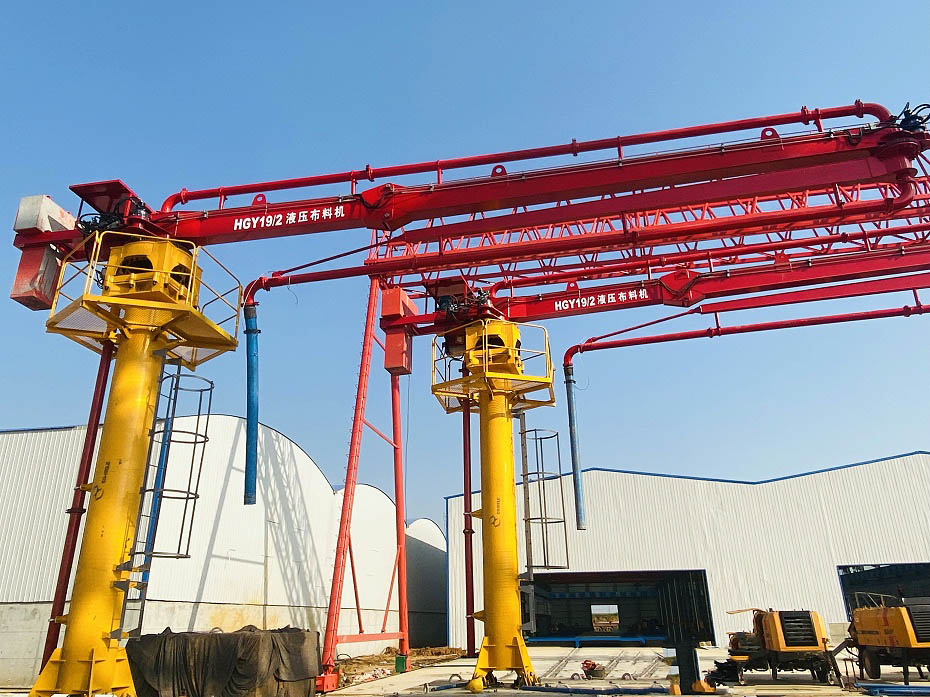 水平式液压布料机