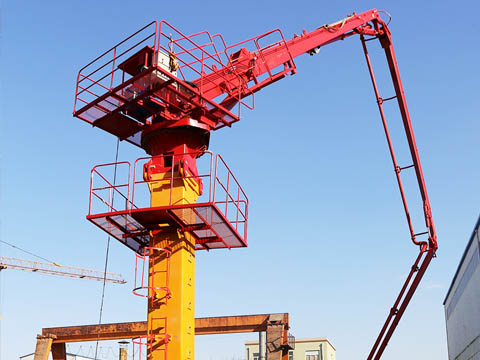 楼板顶升式液压布料机